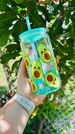 Cargar imagen en el visor de la galería, Avocado Glass Cup
