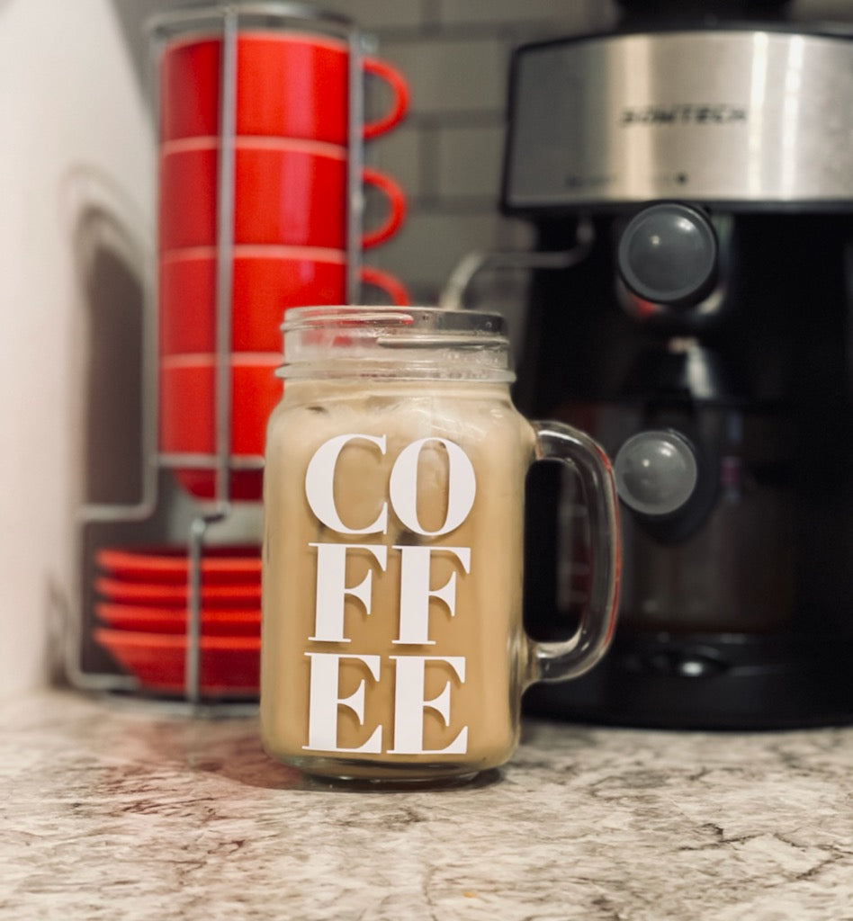 Coffee Mason Jar