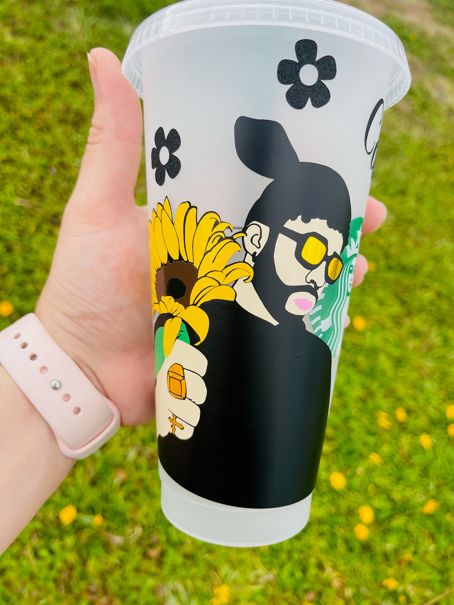 Bad Bunny Sunflower Cup