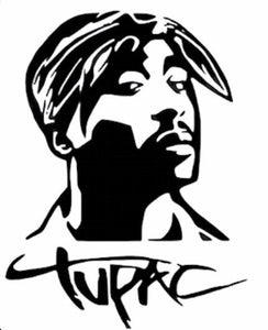 Tupac Decal Sticker