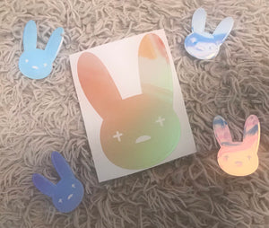 Bad Bunny Decal Stickers