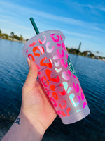 Load image into Gallery viewer, Pink Leopard Cup
