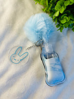 Cargar imagen en el visor de la galería, Bad Bunny Keychain with Hand Sanitizer Holder

