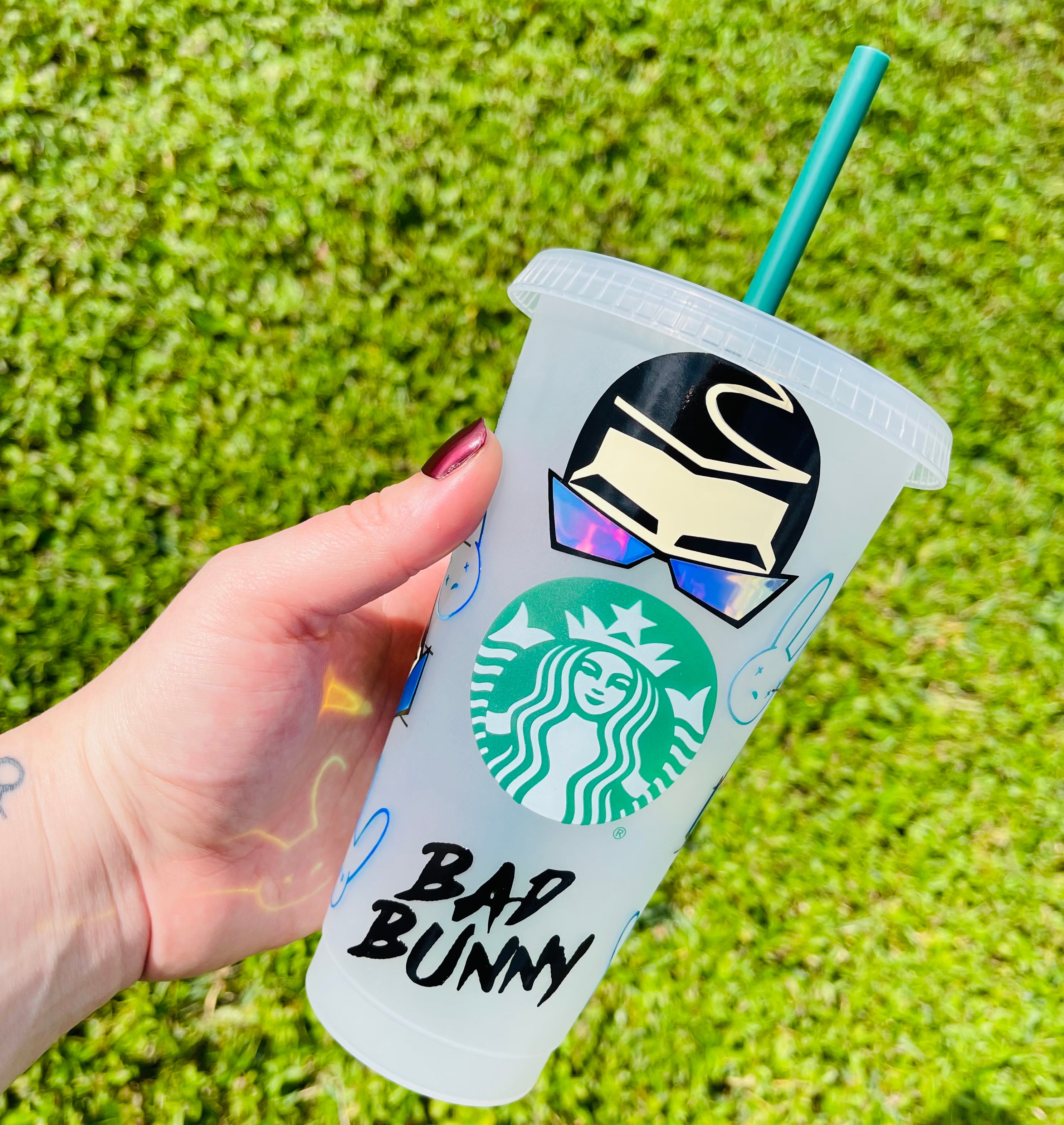 Bad Bunny Straw Topper – Cupfam