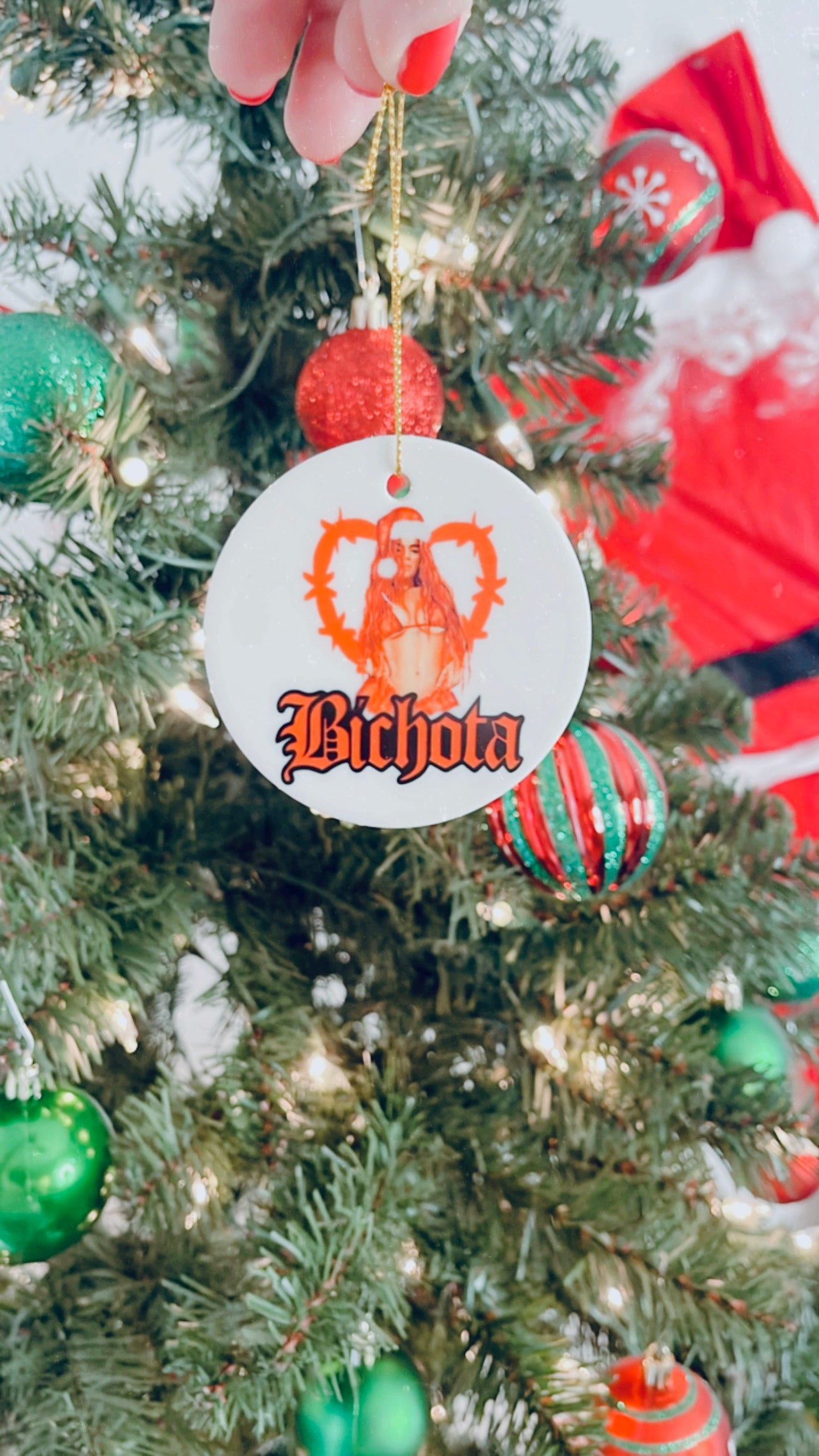 Karol G Christmas Ornament