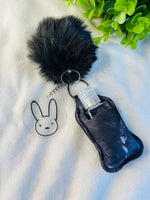 Cargar imagen en el visor de la galería, Bad Bunny Keychain with Hand Sanitizer Holder
