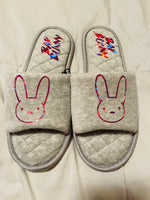 Load image into Gallery viewer, Bad Bunny Slippers
