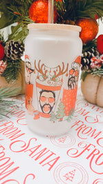 Load image into Gallery viewer, Bad Bunny Christmas Glass Can
