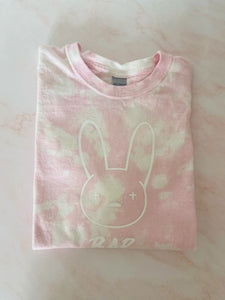 Bad Bunny Pink Tie Dye T-Shirt